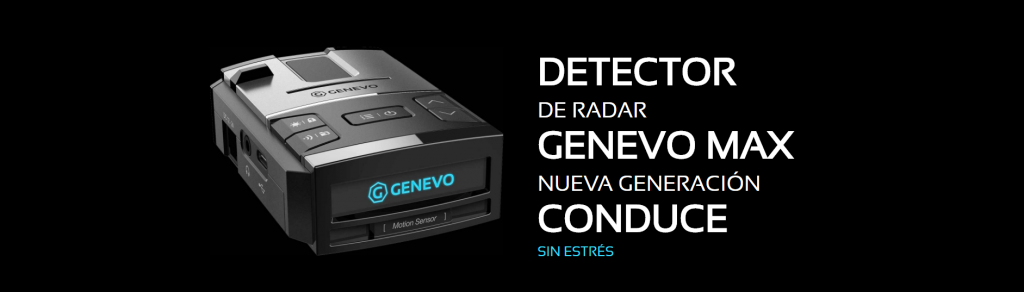 Detector de radares láser 【Genevo MAX】🎖️ Portátil
